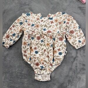 Floral Long Sleeve Baby Blouse